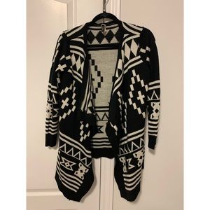 Black/white Cardigan